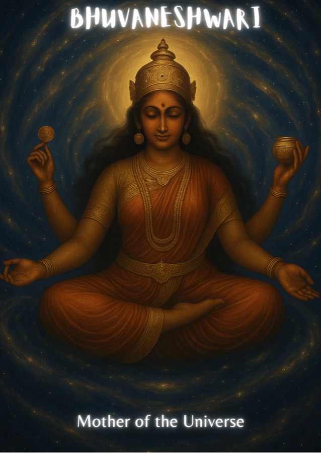 Bhuvaneshwari, Mother of the Universe: oracle card from the Leela Tandava Oracle Deck